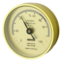 Adorini Haarhygrometer gold