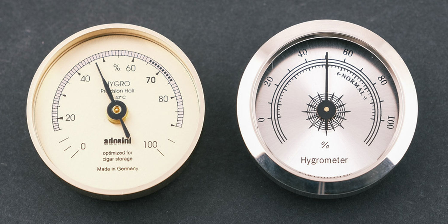 Humidor-Haarhygrometer-Spiralhygrometer